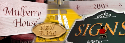 Engraved signs